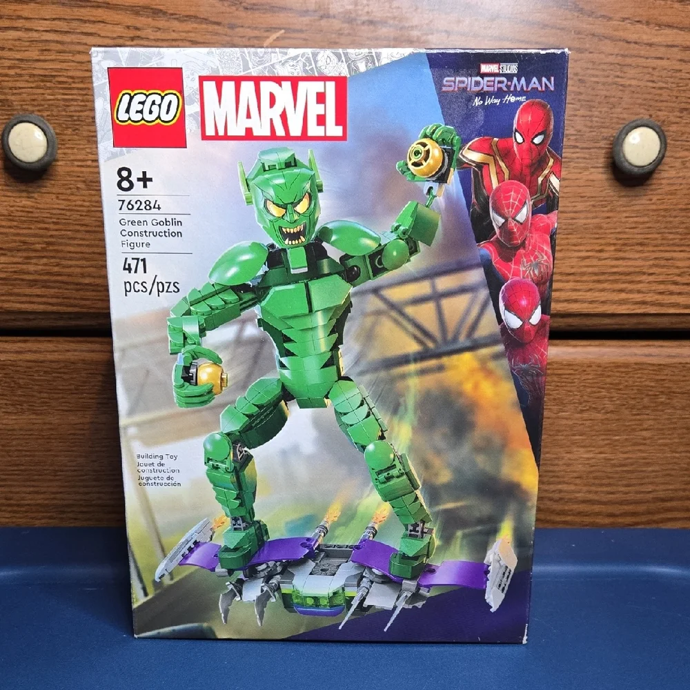 LEGO Marvel Green Goblin Figure - Picture 1 of 3